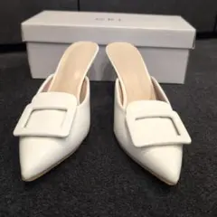 GRL ホワイト パンプス