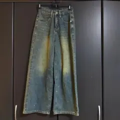 SHAGGIE オーロララインストーン付きヴィンテージルーズデニムパンツ 未使用