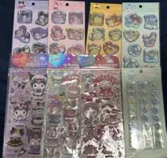 サンリオ　シール　おはじき　ウォーター