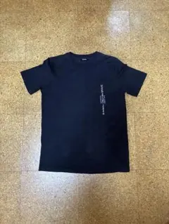 DIESEL Vネック ロゴプリント カットソー ブラックTシャツ /OW129 