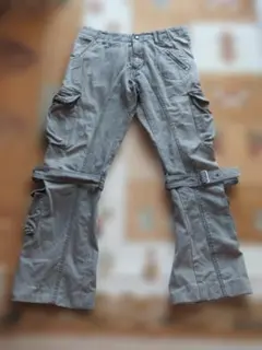 TETE HOMME ボンテージカーゴパンツ グレーのサムネイル