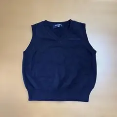 COMME CA DU MODE ネイビー Vネック ベスト 100cm