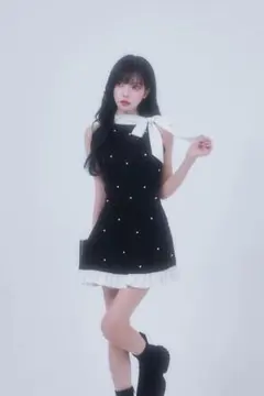 BELEAR MIMI ベリアミミ ジャガードプリーツワンピース ジャガードプリーツワンピース