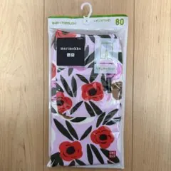 ユニクロ　ベビー　レギンス　marimekko 花柄　80 7分丈
