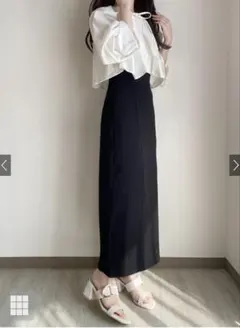 GRL バックスリットタイトスカート［gm385］Sサイズ　ブラックのサムネイル