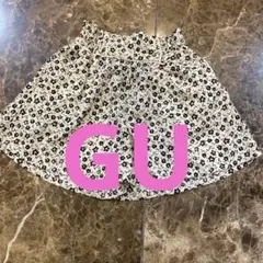 GU 花柄 キュロットスカート 120cm
