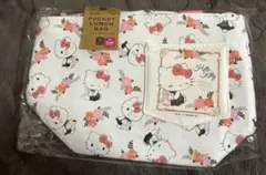 ハローキティ 保冷保温バッグ エコバッグ ランチトートバッグ 花柄☆