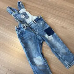 デニムオーバーオール ライトブルー H&M
