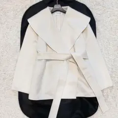 【極美品】フレイアイディー 23AW ショールカラーショートリバーコート 人気