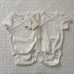 最終お値下げ｜H&M エイチ&エム｜半袖ボディスーツ 無地 2枚セット