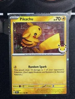 ポケモンカード 30th 記念 ピカチュウ 英語 - メルカリ