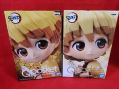 鬼滅の刃 Qposket フィギュア 我妻善逸　２種