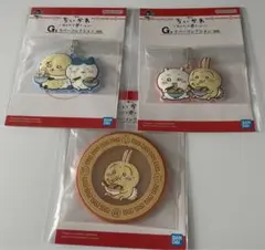 ちいかわ　みんなでラーメン　ラバーコレクション　一番くじ　ラバキー　コースター