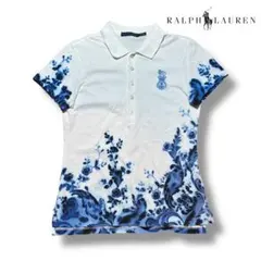 RALPH LAUREN レディース ポロシャツ フラワーデザイン XS