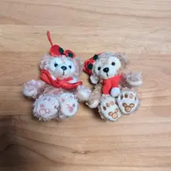 ダッフィー/シェリーメイ　ぬいぐるみストラップ