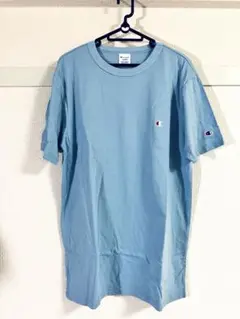 チャンピオン　Tシャツ　3L(2XL) 大きいサイズ　綿100%　水色