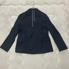 UNITED ARROWS ネイビーノーカラージャケット 38 - メルカリ