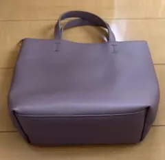 レディース　ショルダー　ハンド バッグ　バック　シンプル　パープル　紫　推し活