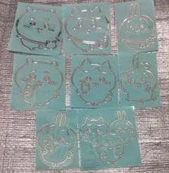 新品未使用　ちいかわ　転写式ステッカー　シール　８枚セット　うさぎ　ハチワレ