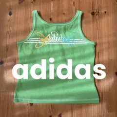 adidas タンクトップ ライトグリーンのサムネイル