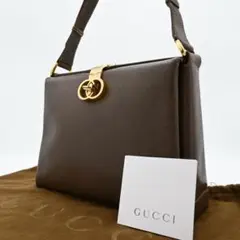 美品　GUCCI グッチ ハンドバッグ インターロッキング ゴールド金具のサムネイル