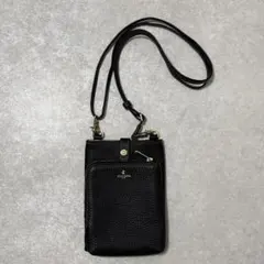 【PELLE BORSA】美品　スマホショルダー　Reinette レザー