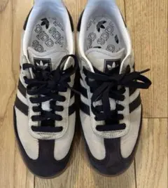 美品　アディダス サンバ OG グレー23.5cm