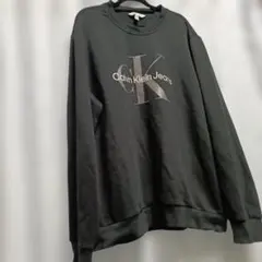 カルバンクライン スウェット 黒 XXL 裏起毛 ウィメンズ