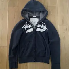 00s y2k アバクロ ダメージ ジップパーカー 平成 グランジ サーマル