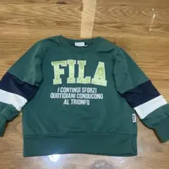 FILA 緑 長袖 トレーナー