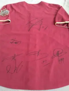 楽天イーグルス 直筆サイン入ユニフォーム 中込 渡辺 田中 藤平 小郷 L