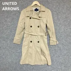 UNITED ARROWS ベージュ ダブルブレスト トレンチコートのサムネイル
