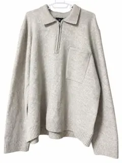 H&M ハーフジップ セーター XL