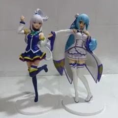 リゼロ　このすば　エミリア　アクア　LPM　フィギュア　セット