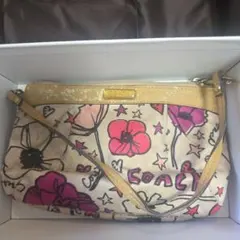 (10/25で廃棄)状態悪・COACH　ポーチ　ジャンク品
