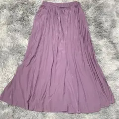 【美品】ドゥクラッセ たっぷりギャザー ロングスカート マキシ丈 総ゴムのサムネイル