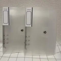 セリア ６リングバインダー 2点セット