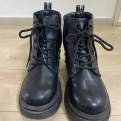 NUOVO ブラックハイカットブーツ 厚底