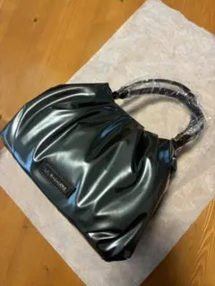 【LA BAGAGERIE】ソフトエナメル2WAYハンドバッグ Sサイズ