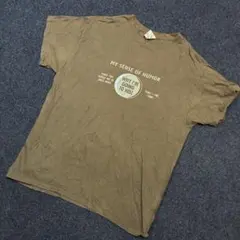 555] USA古着 GILDAN Tシャツ 半袖 グレー L 海外 輸入 古着
