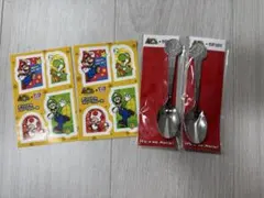 マリオ　サーティワンワン　BR 31 スプーン　シール　ステッカー　購入特典