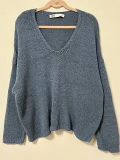【値下げ】ZARA Vネックニット Mサイズ
