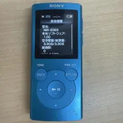 【動作品】ウォークマン NW-E063 SONY ウォークマン NW-E063 本体 ブルー77 - メルカリ