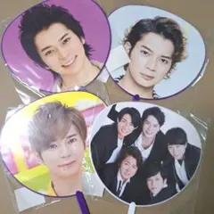 【匿名配送】嵐　松本潤　ミニうちわ　4枚