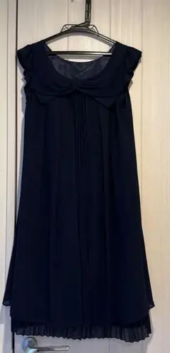 Feroux パーティードレス　ネイビー ノースリーブ