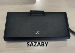 SAZABY 長財布 ブラック ゴールド金具のサムネイル