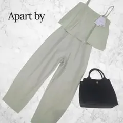 【新品タグ付！】アパートバイ セットアップ フレアキャミパンツ S 定価1.4万