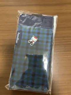 familiar ファミリア エコバッグ シュパット S 青 ブルー 未開封