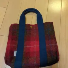 ハリスツイード　チェック トートバッグ
