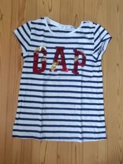 GAPスパンコールパフスリーブトリコロールのサムネイル
